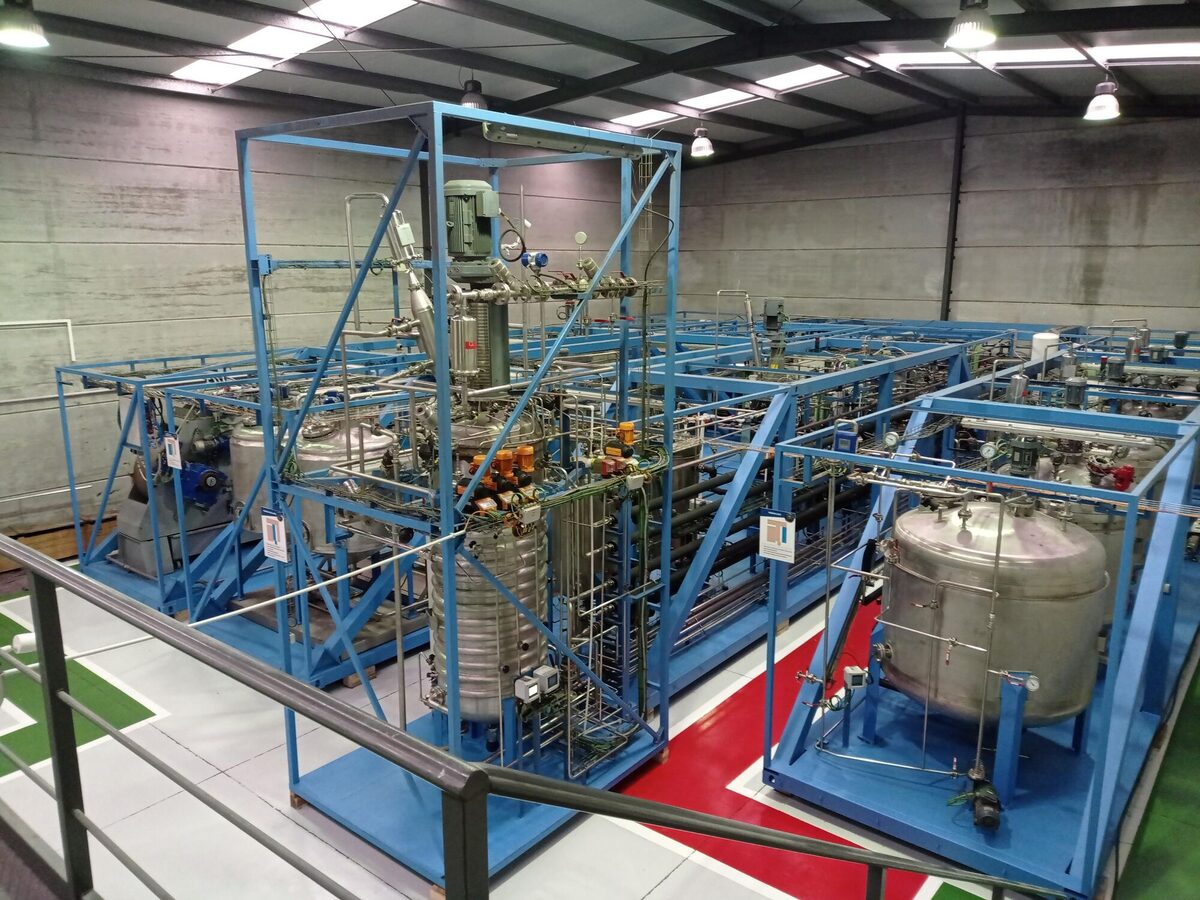 Planta piloto METHABRIDGE: digestores anaerobios de 50 a 1.000 litros con su instrumentación.